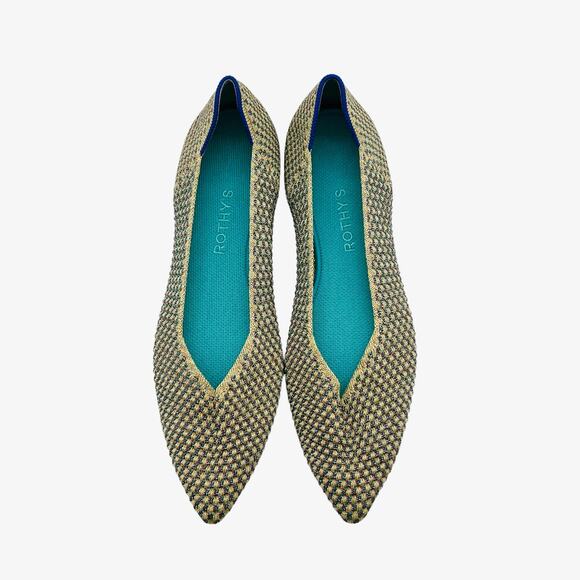 Rothy’s The Point in Multi Metallic Limited Edition‎ Women’s Size 10 - Picture 3 of 9